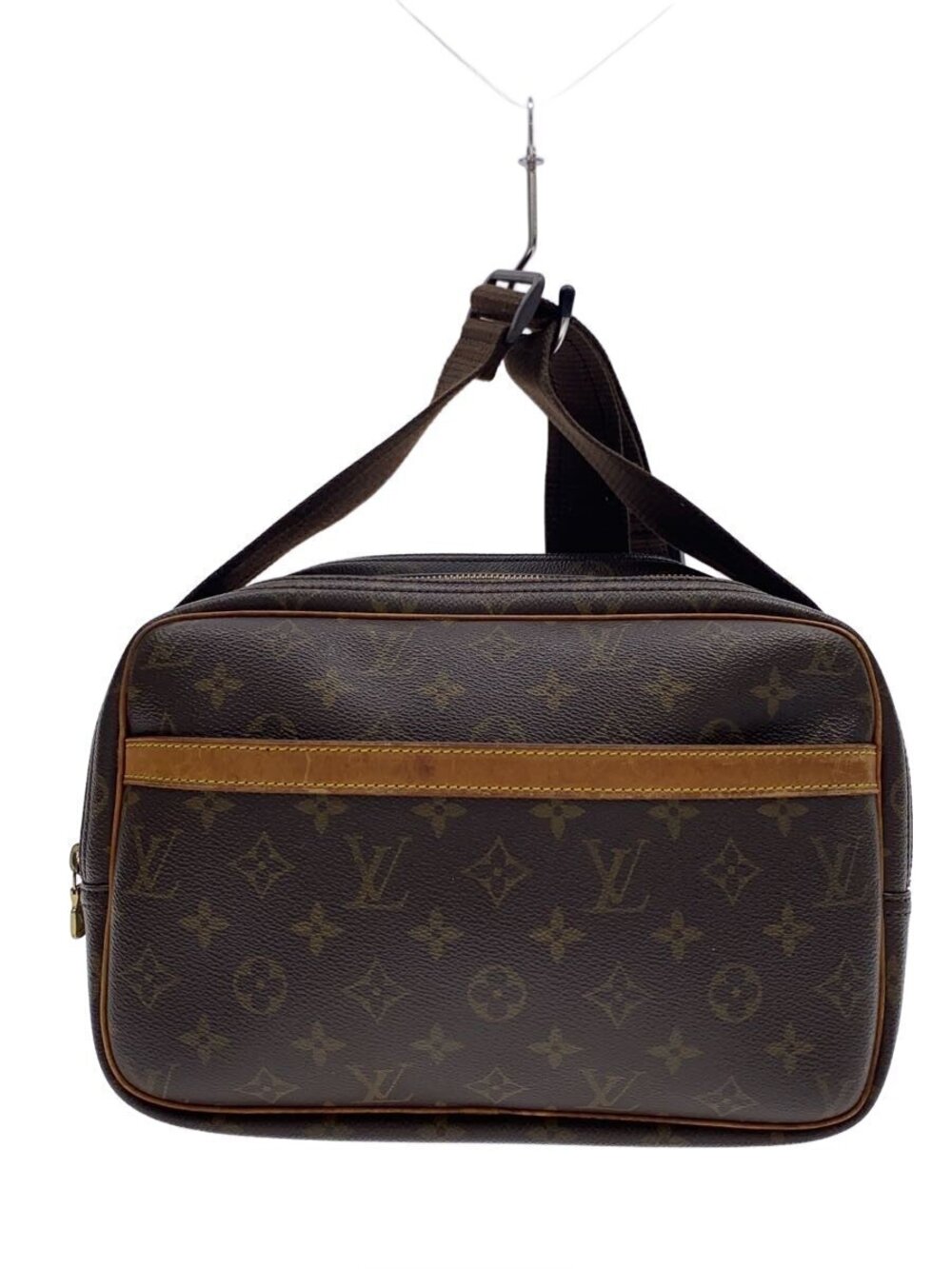 LOUIS VUITTON Reporter Monogram Canvas Brown